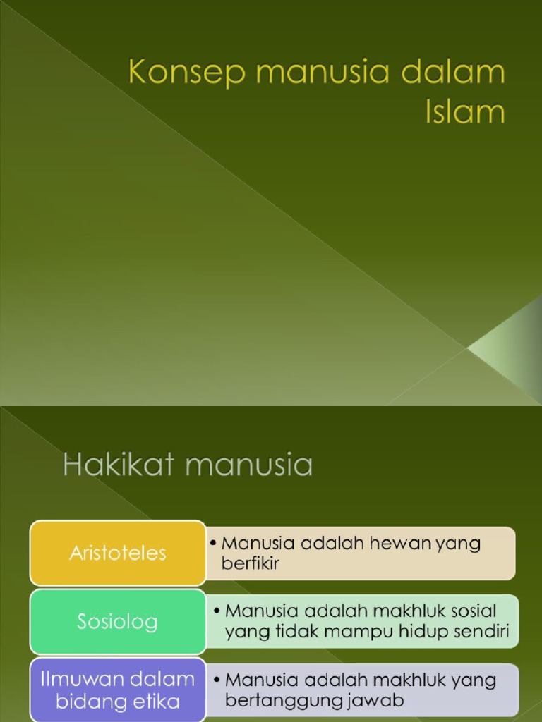 Konsep Manusia Dalam Al Quran Amin | PDF