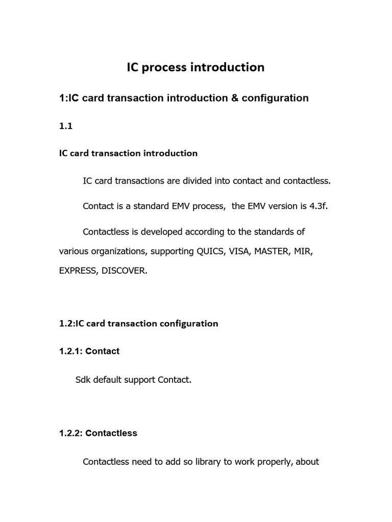 SmartPeak Emv5.0 | PDF | Emv | Smart Card