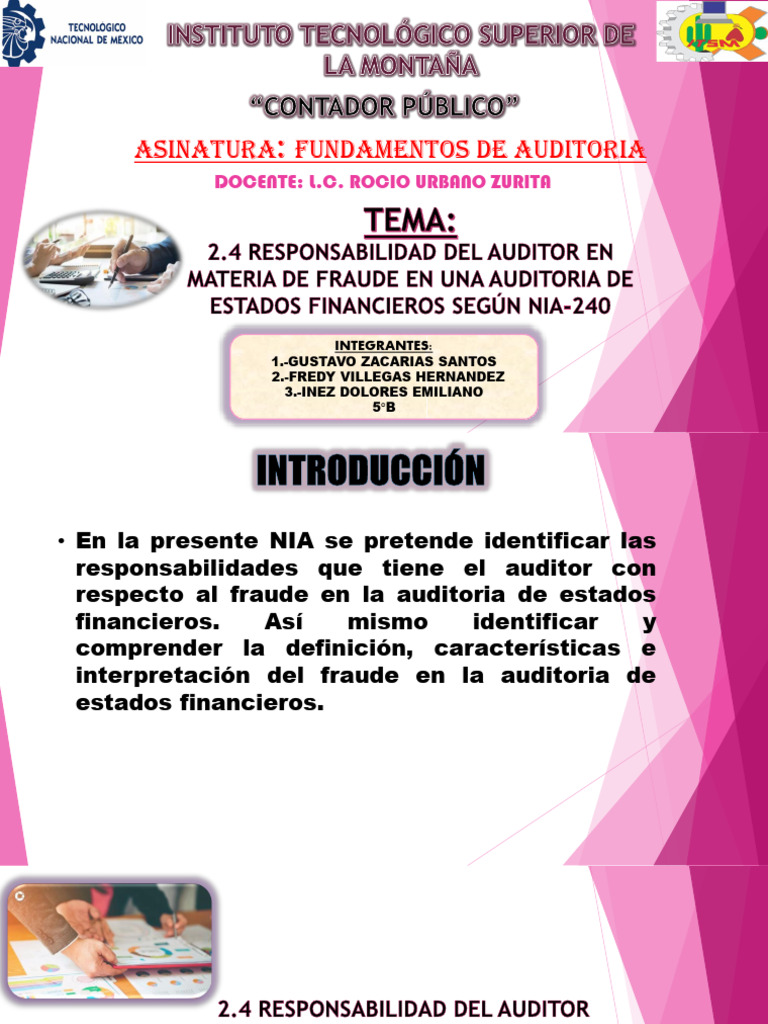 Responsabilidad del Auditor ante Fraude | PDF | Auditoría | Fraude