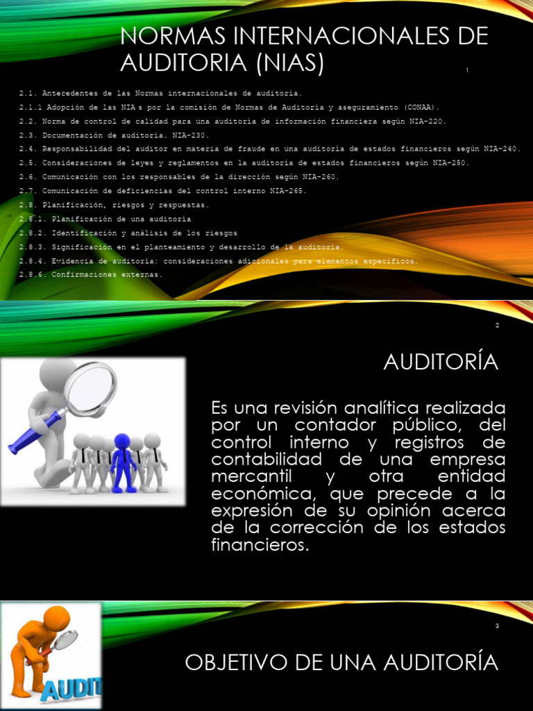 Normas Internacionales de Auditoría | PDF | Auditoría | Calidad (comercial)