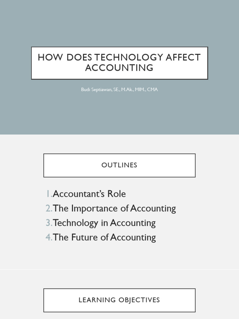 Impact of Technology on Accounting | PDF | Data | Artificial Intelligence
