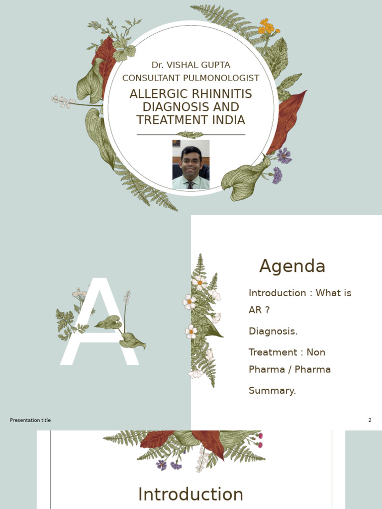 Allergic Rhinitis: Diagnosis & Treatment in India | PDF | Allergy ...