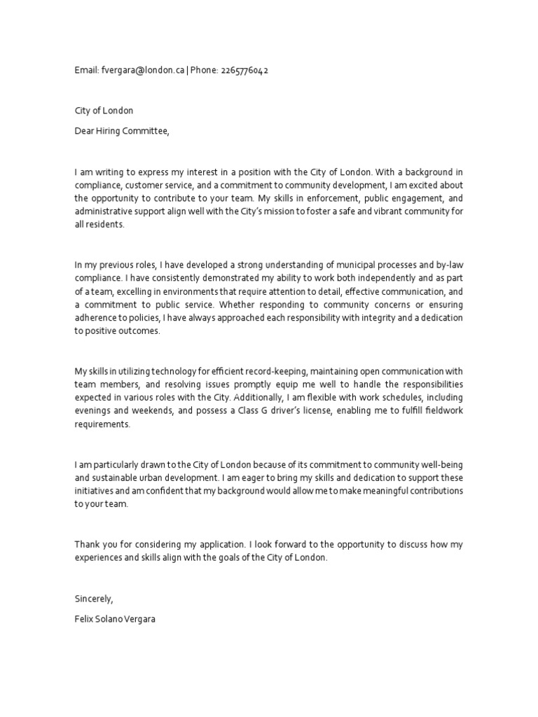 Cover letter people works pdf