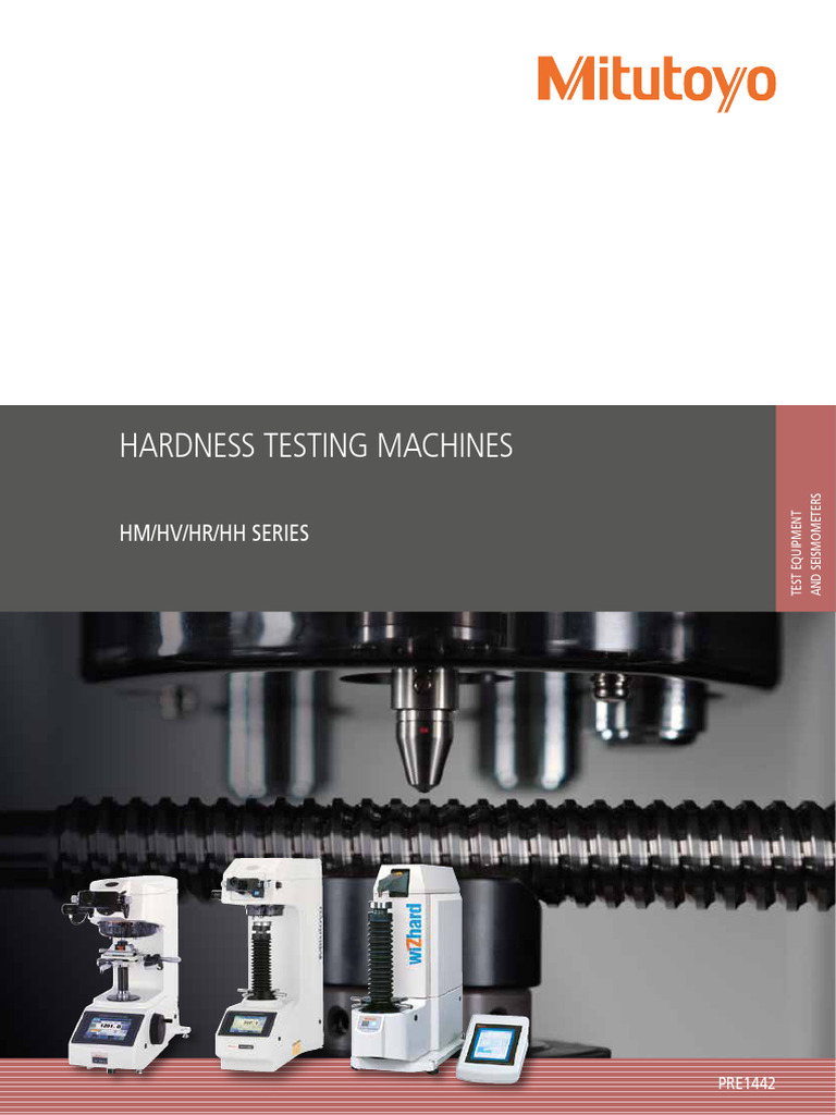 Pre1442 Hardness Testing Machines Web | PDF | Hardness | Heat Treating