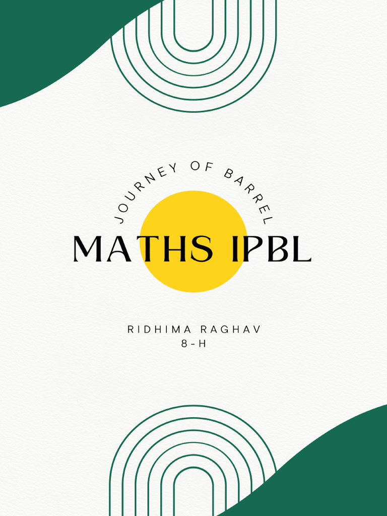 White Green Yellow Modern Portfolio Cover Page A4 Document | PDF