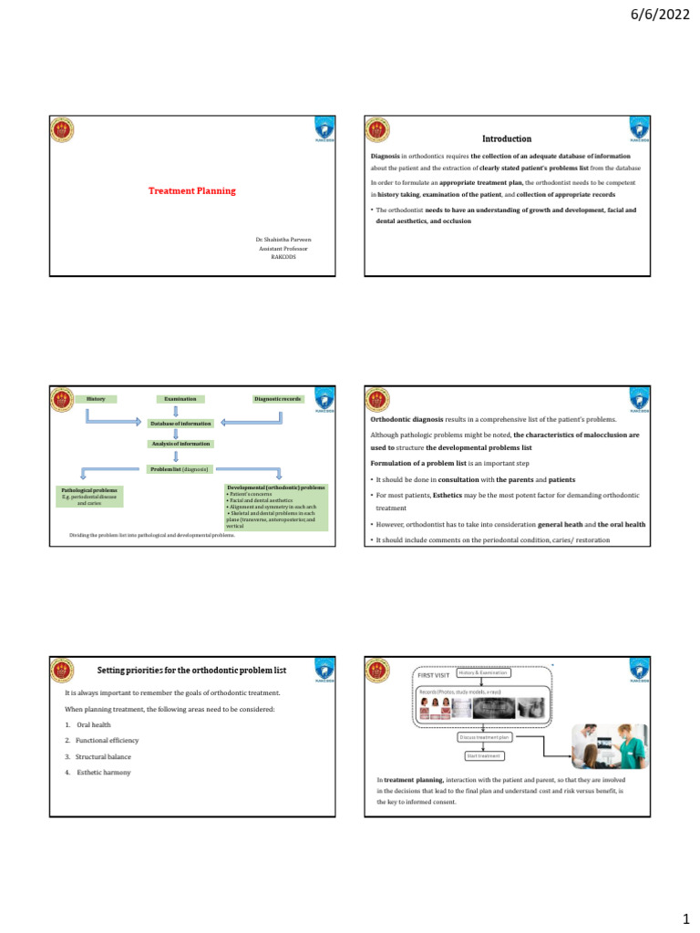 Orthodontic Treatment Planning Essentials | PDF | Orthodontics | Dentistry
