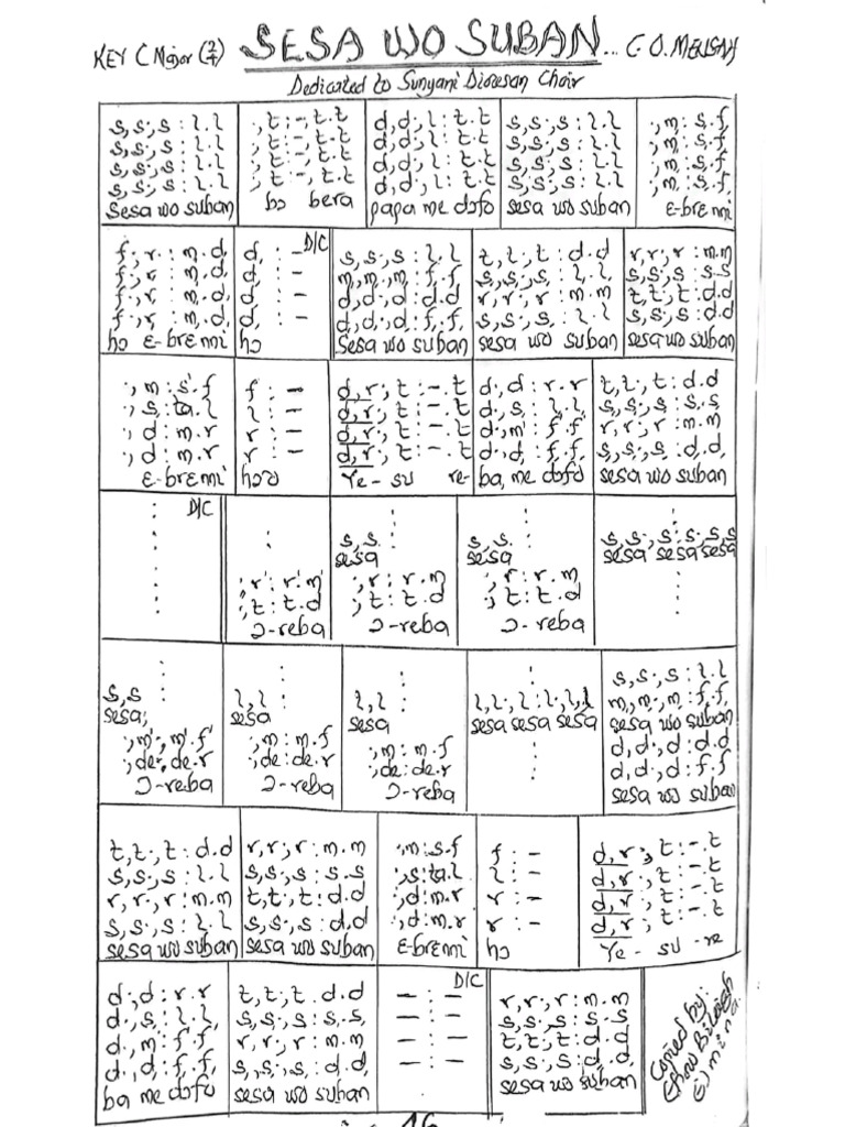 Sesa Wo Suban | PDF