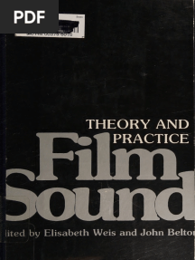 Elisabeth Weis (Editor), John Belton (Editor) - Film Sound_ Theory and Practice (1985, Columbia University Press) - Libgen.li