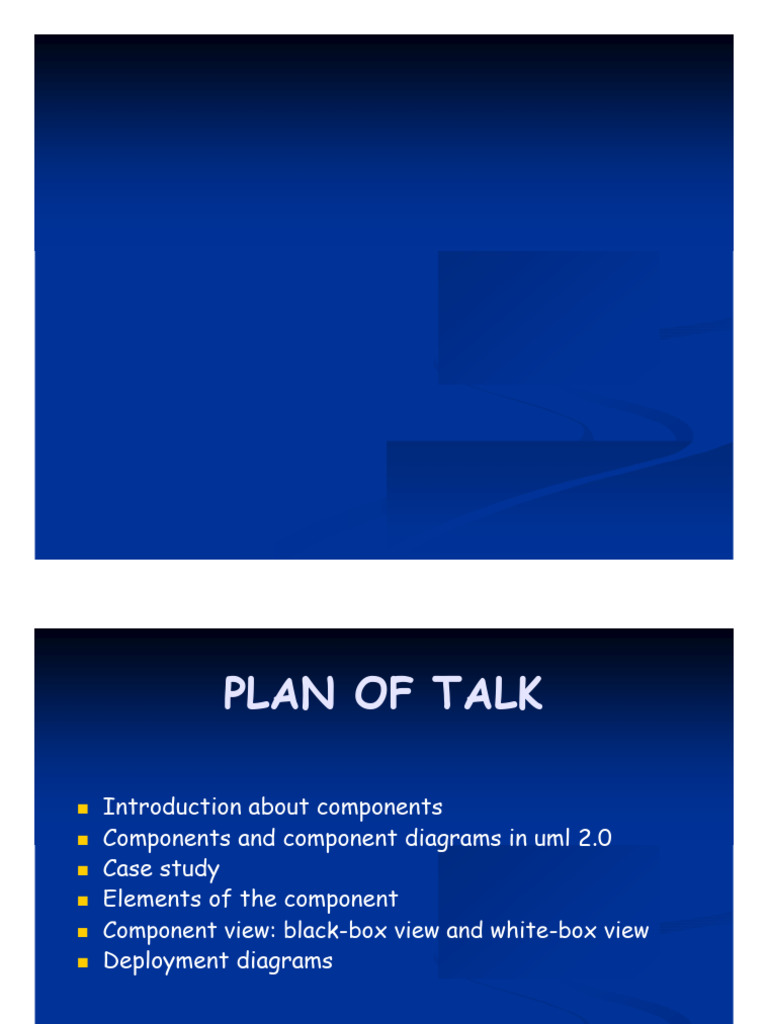 UML Component and Deployment Diagrams | PDF | Unified Modeling Language ...