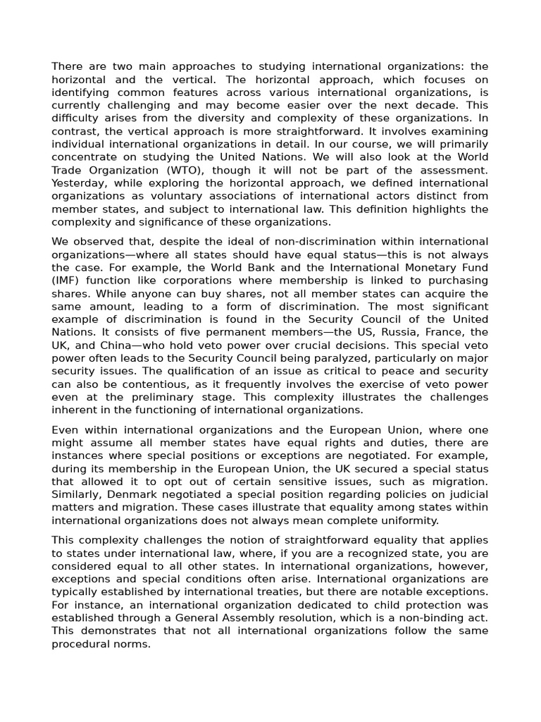 international law 6 | PDF | European Union | Treaty