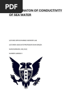 Understanding Seawater Salinity Measurements | PDF | Salinity | Seawater