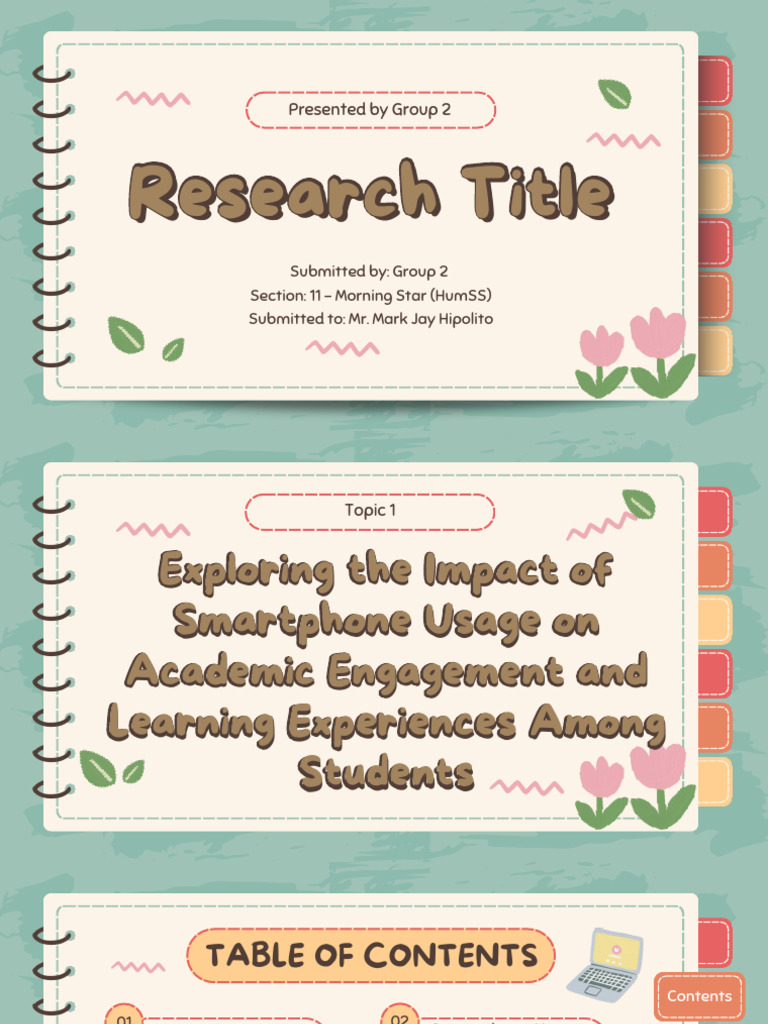 Smartphone Impact on Student Learning | PDF | Learning | Homework
