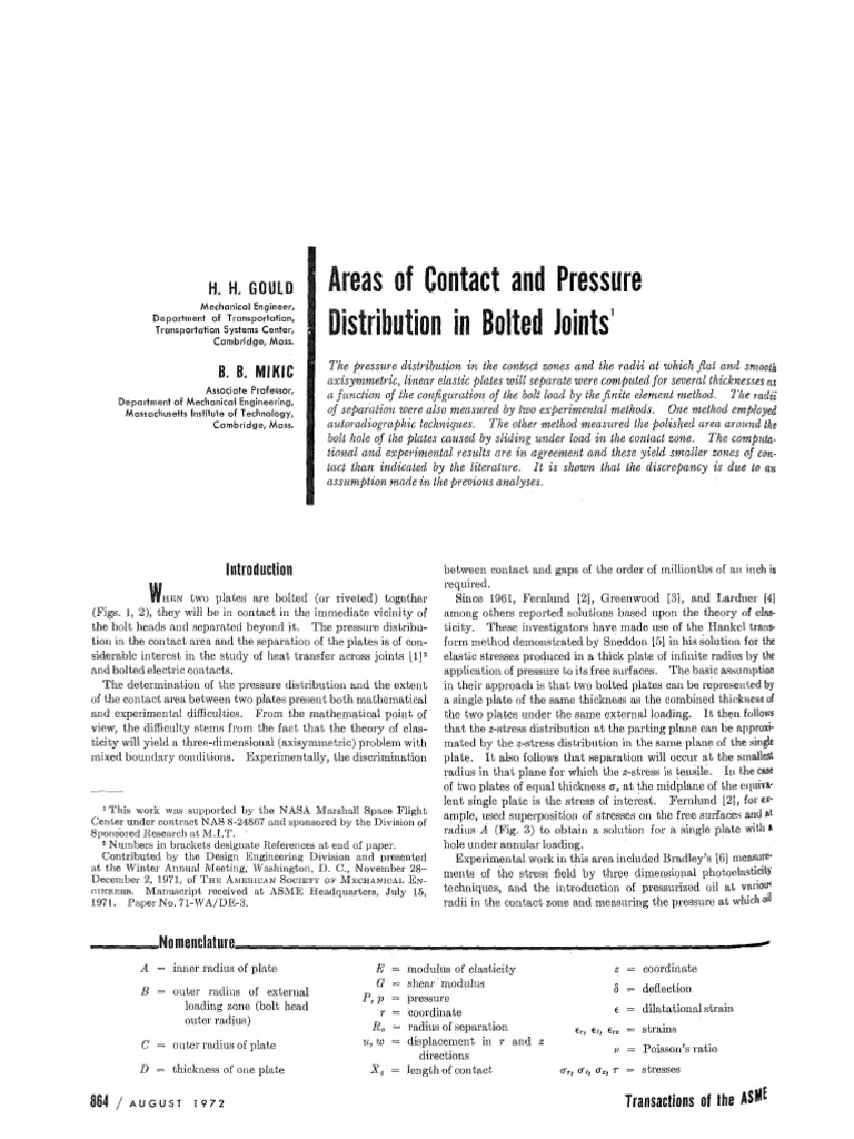 gould1972 | PDF | Stress (Mechanics) | Young's Modulus