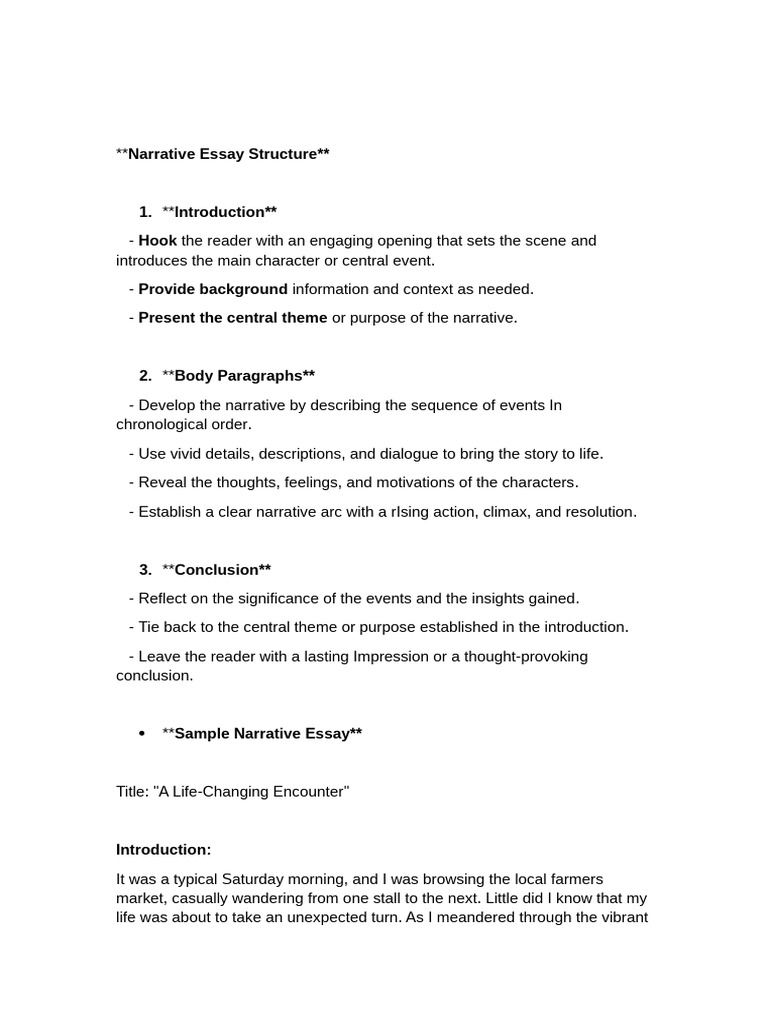 المستند (1) (15) Narrative Essay | PDF | Narrative | Essays