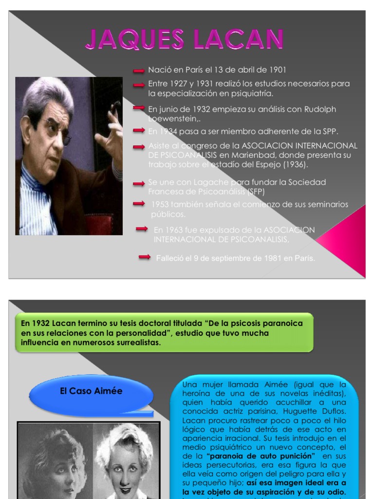Jaques Lacan | PDF | Jacques Lacan | Complejo de Edipo