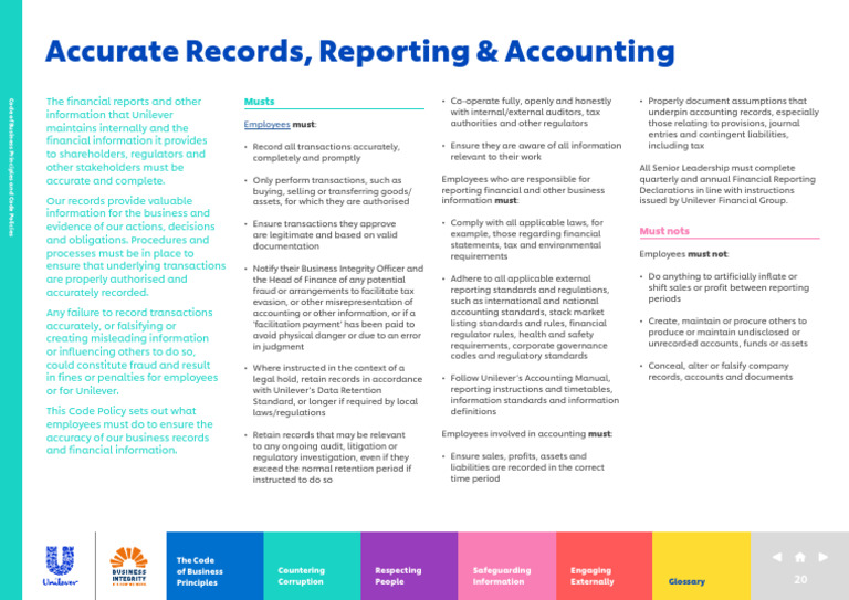 Accurate Financial Reporting Guidelines | PDF | Accounting | Financial ...