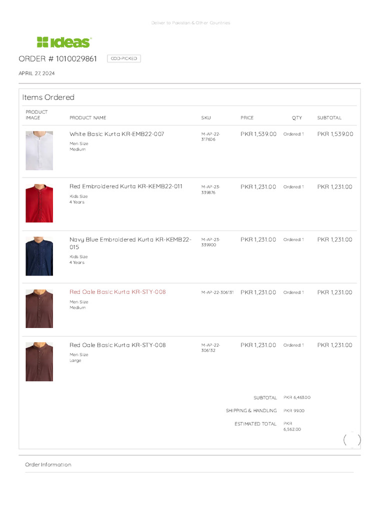 Order 1010029861 Pdf Money