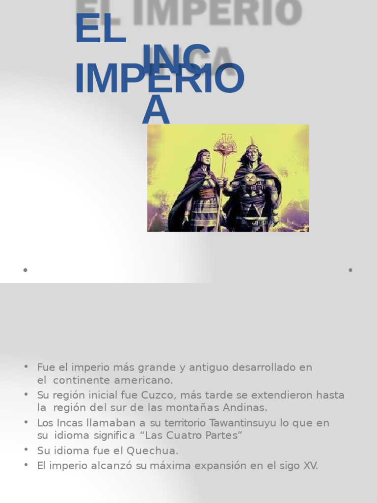 1438 El Imperio Inca (1) | PDF | Imperio Inca | Perú