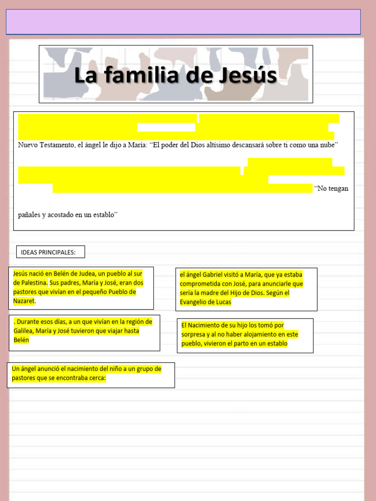 Nacimiento de Jesús en Belén: Historia y Contexto | PDF | Natividad De ...