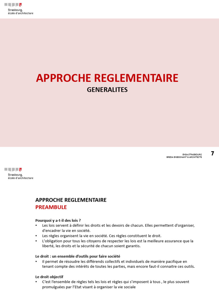 Approche Réglementaire du Droit Français | PDF | Loi | Constitution