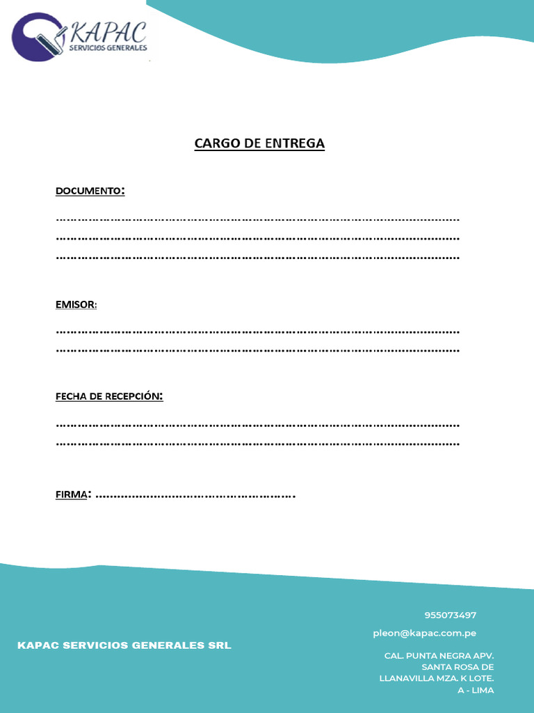 Cargo Kapac | PDF