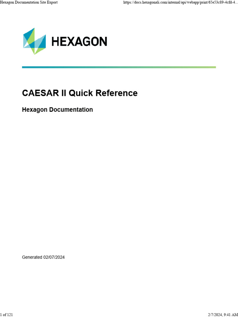 CAESAR II Version 14.00 Updates | PDF | Installation (Computer Programs ...