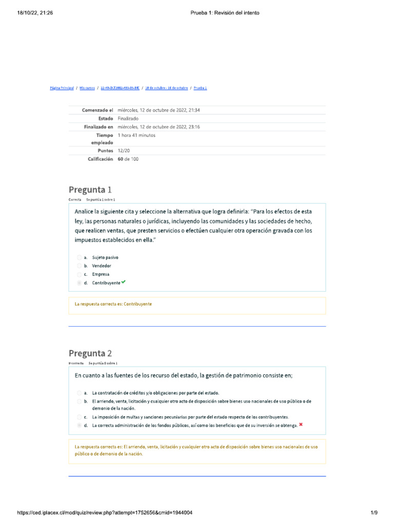 Prueba 1 | PDF