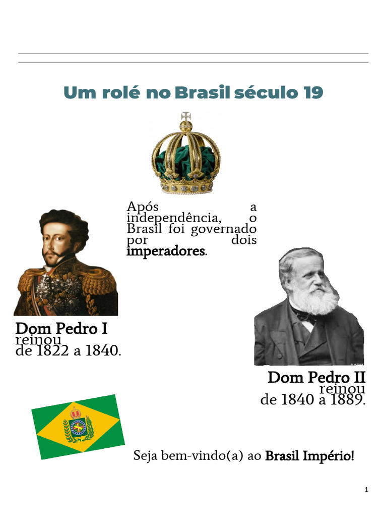 Vida no Brasil Império: Século XIX | PDF | Eleições | Roupas