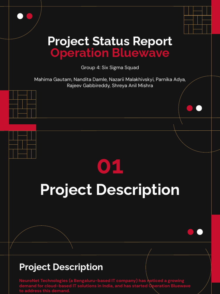 Operation Bluewave Status Report | PDF | Business | Computing