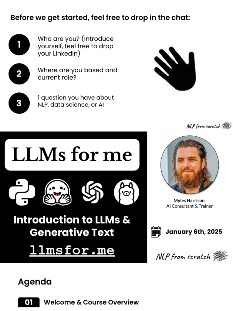 Introduction to LLMs Course Overview | PDF | Artificial Intelligence ...