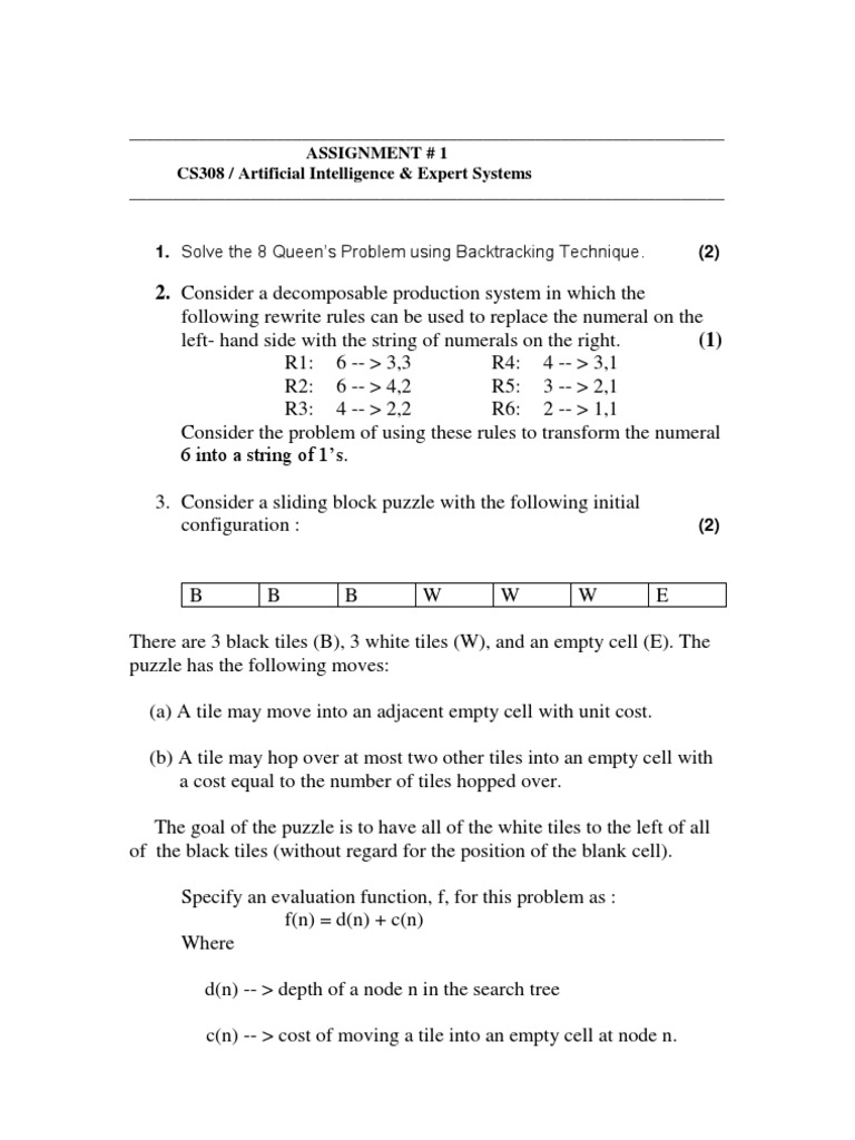 AI Problem Solving with Algorithms | PDF | Teaching Methods & Materials ...