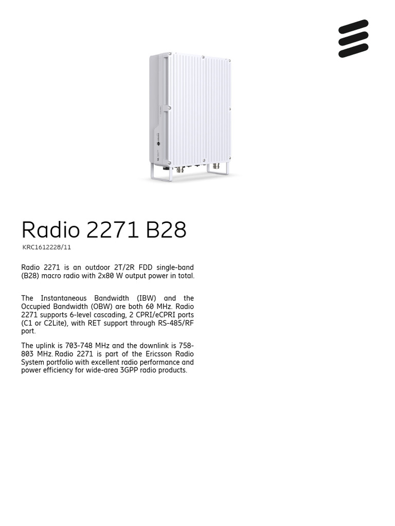KRC1612228 11 Radio 2271 B28 | PDF | Electronics