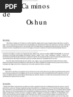 caminos de Oshun