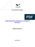 FGV - Saude Ocupacional e Segurança No TR