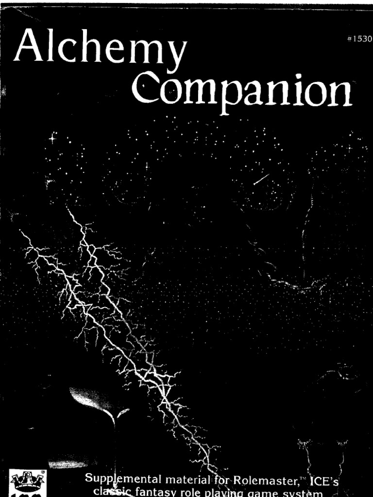 Role Master - Alchemy Companion - ICE | PDF