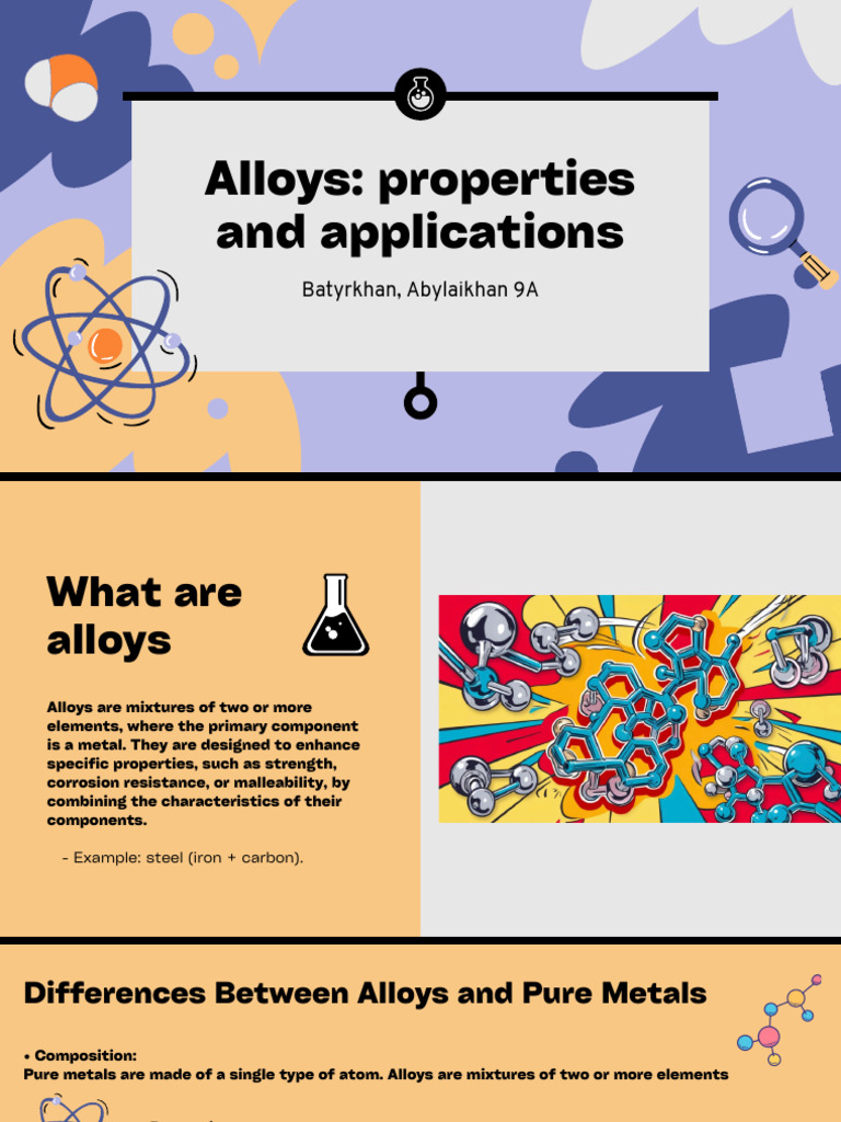 Alloys Properties and Applications | PDF | Alloy | Steel