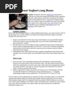 Download Cara Membuat Yoghurt Yang Benar by Ardi Kurniadi SN81291097 doc pdf