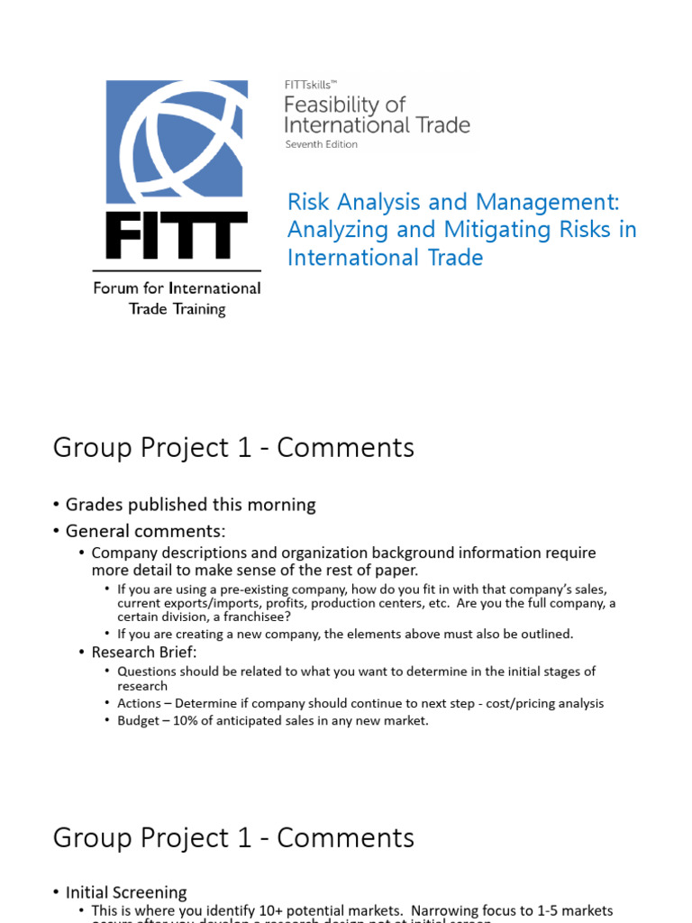 International Trade Risk Management Guide | PDF | Risk | Risk Management