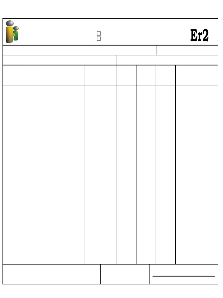 ER2 Form | PDF