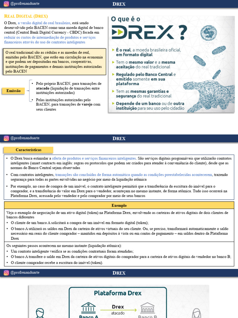 Aplicações do Drex na Criptoeconomia | PDF | Criptomoeda | Crédito