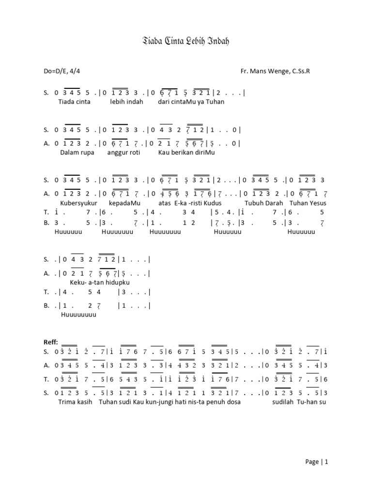 Tiada Cinta Lebih Indah | PDF
