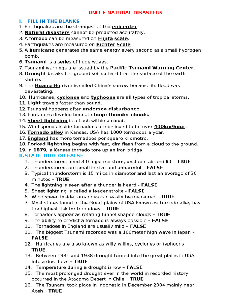 Understanding Natural Disasters | PDF | Tropical Cyclones | Tornadoes