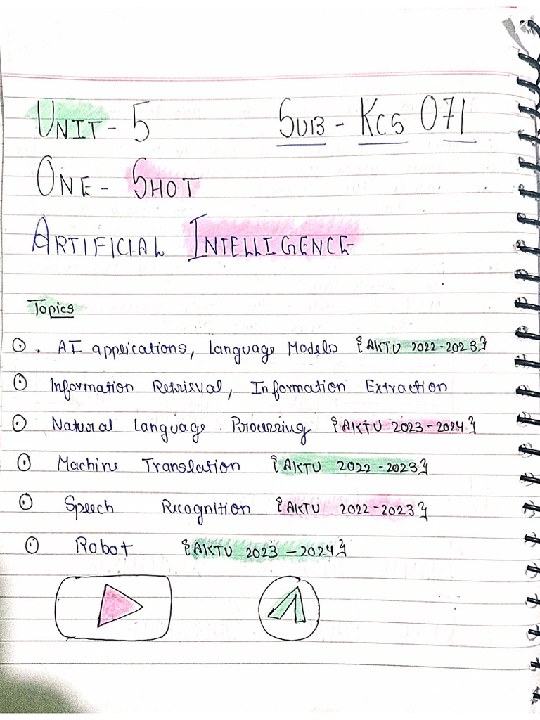 AI Unit 5 by MultiAtoms | PDF