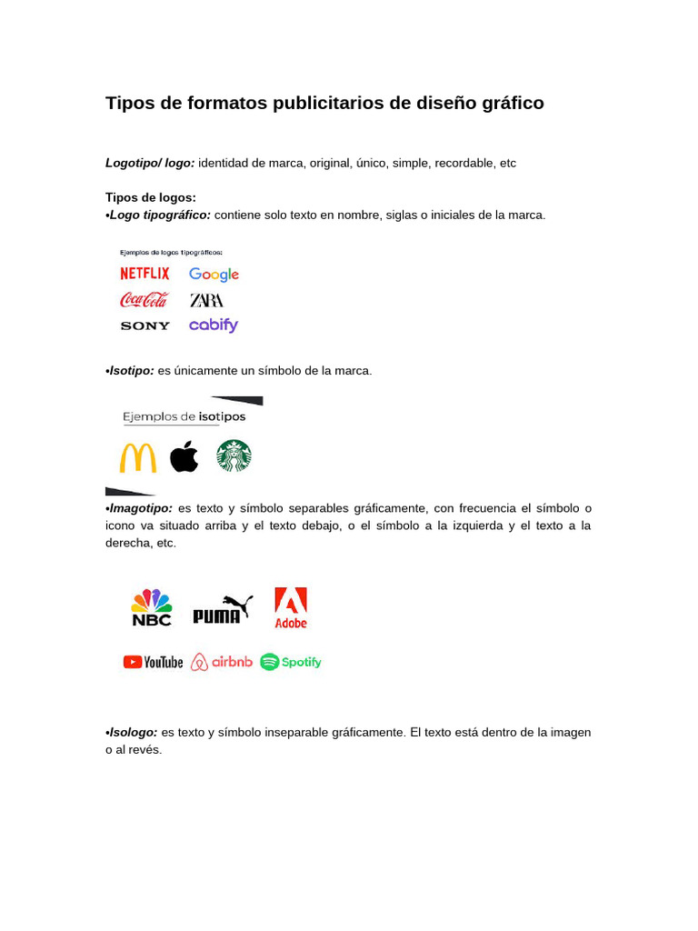 Formatos Publicitarios en Diseño Gráfico | PDF | Red mundial | Internet ...