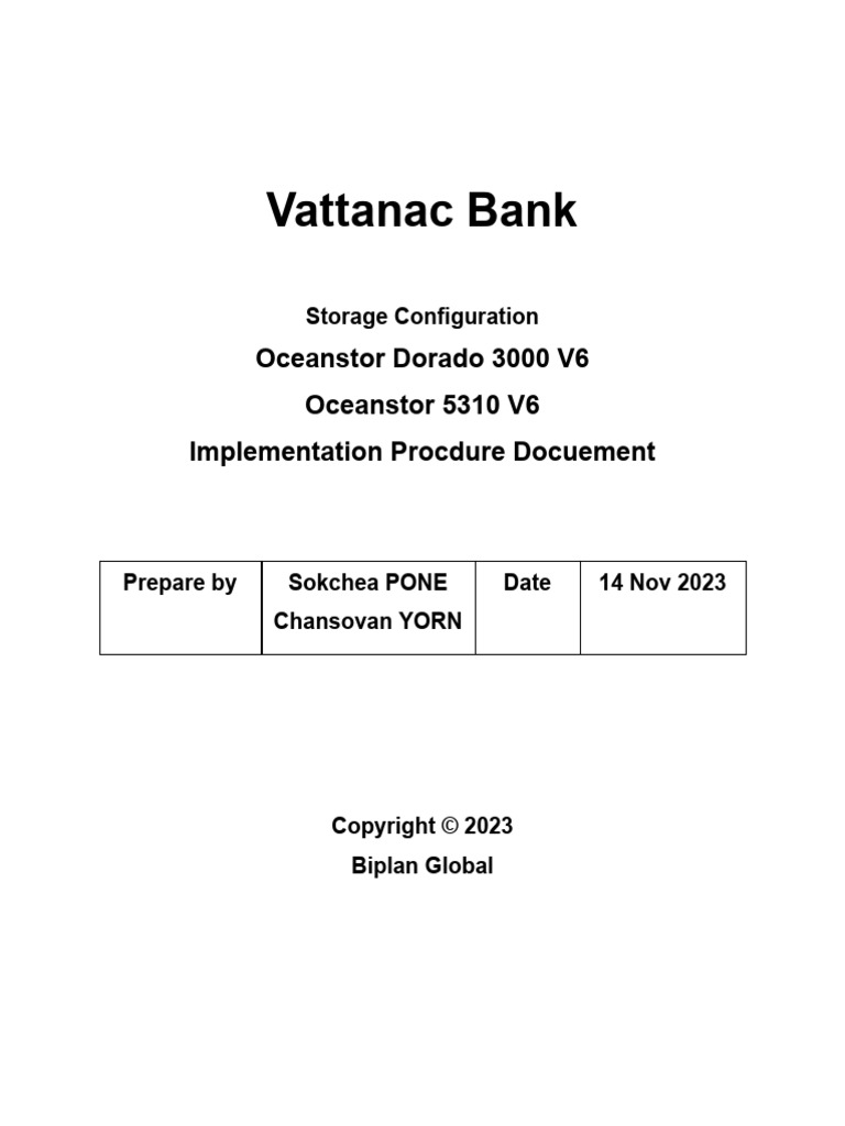 Storage Configuration | PDF
