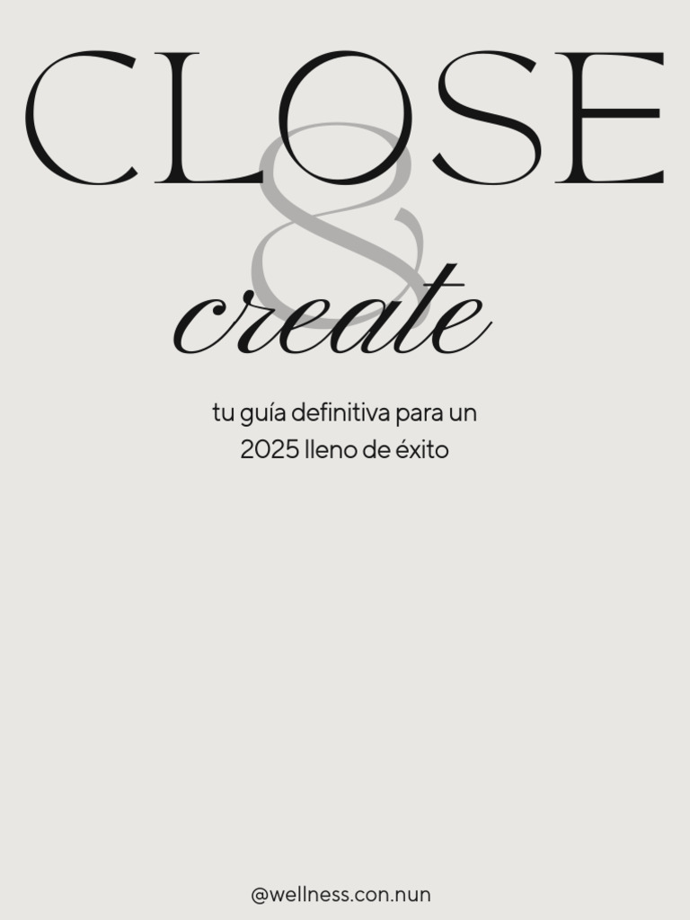 Guía de Cierre y Éxito 2025 | PDF