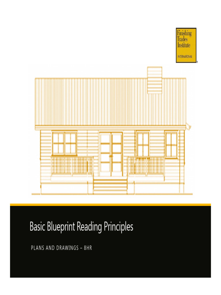 Blueprint Reading Fundamentals | PDF | Foot (Unit) | Drawing