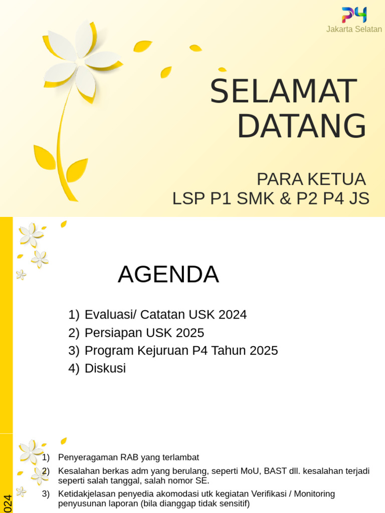 Rencana Program LSP P1 P2 P4 2025 | PDF