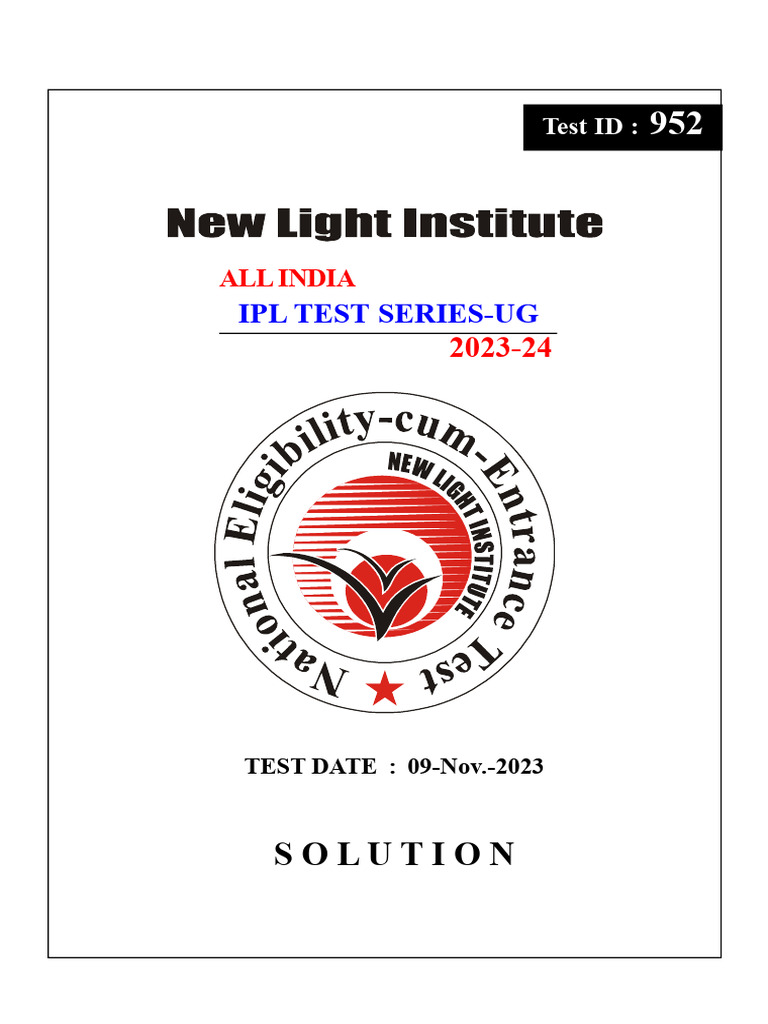 NEET 2024 Chemistry Test 2 Solutions | PDF | Aldehyde | Ester