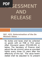 Customs Procedures for Goods Release | PDF | Customs | Exports